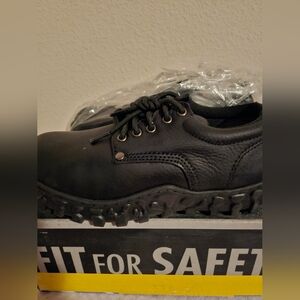 Lehigh Black Safety Toe Oxfords